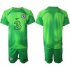 Maillot de Gardien Chelsea 2022-23 Verte Pour Enfant